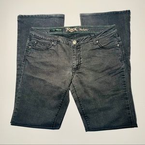 Wrangler jeans Rock 47 ultra low dark gray size 14